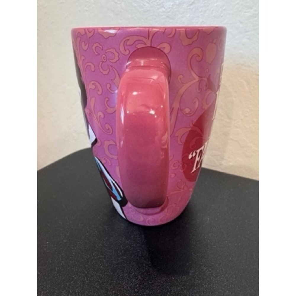 Disney Snow White NWOT Fairest of All Pink Coffee Mug Pop Art Princess 14oz - Picture 3 of 7